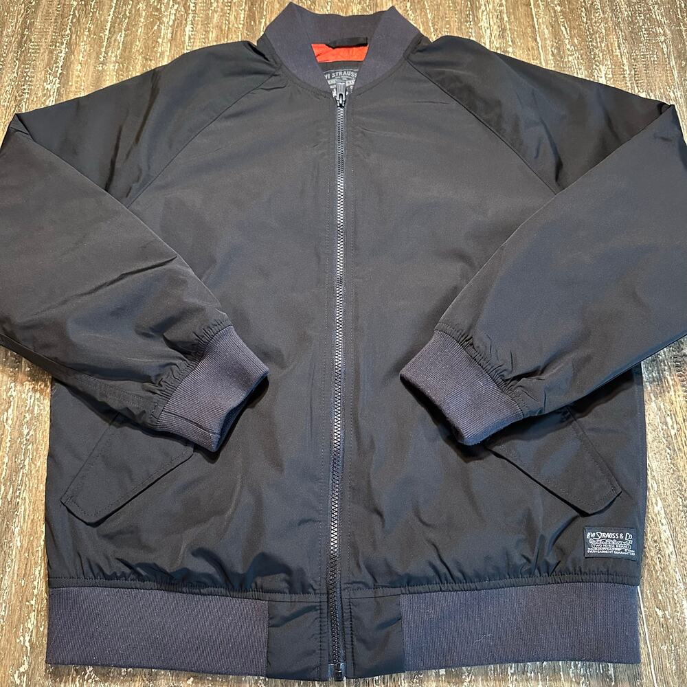 Levi’s Relaxed Fit Skateboarding Full Zip Weatherproof Bomber Jacket Mens Size S